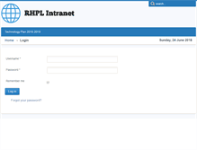Tablet Screenshot of intranet.rhpl.org